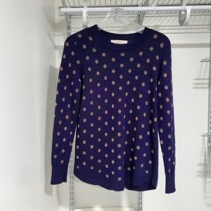 Loft sweater black and gold